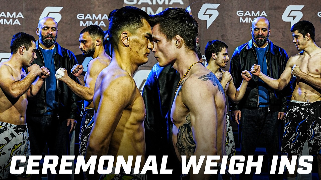 GAMA MMA 5 - ცერემონიული აწონვები