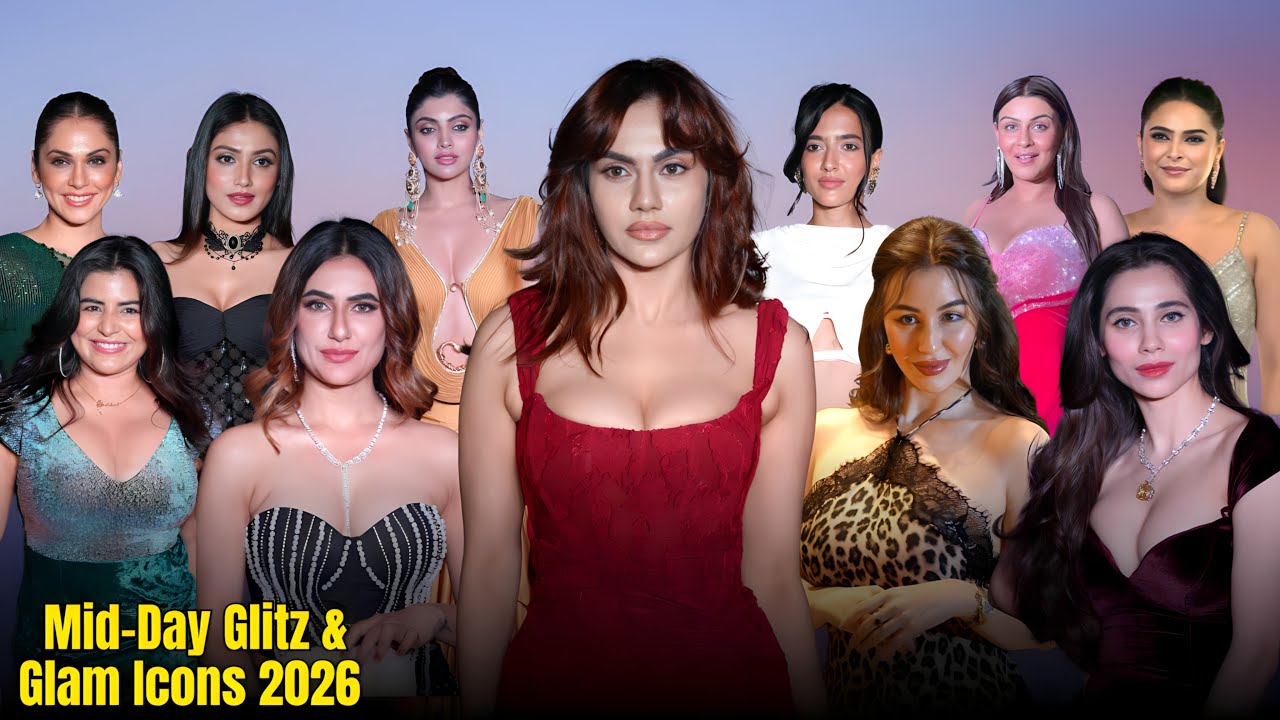 Mid-Day Glitz & Glam Icons 2026  | Madhurima , Khan Zaadi, Zara, Nehal And Daisy Shah|