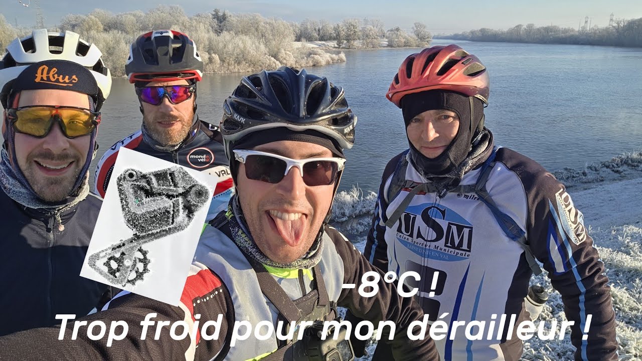 Pédaler dans la neige... et dans la semoule...