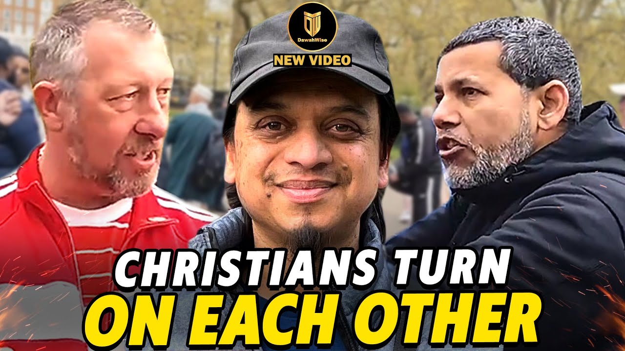 Christians Battle Over The Truth About Jesus | Mansur | Speakers Corner