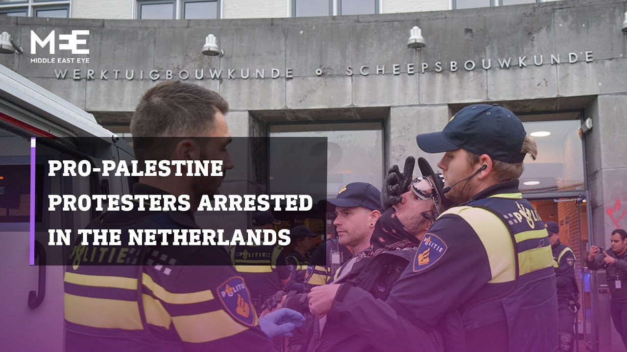 Dutch pro-Palestine student protesters arrested at Delft University of Technology