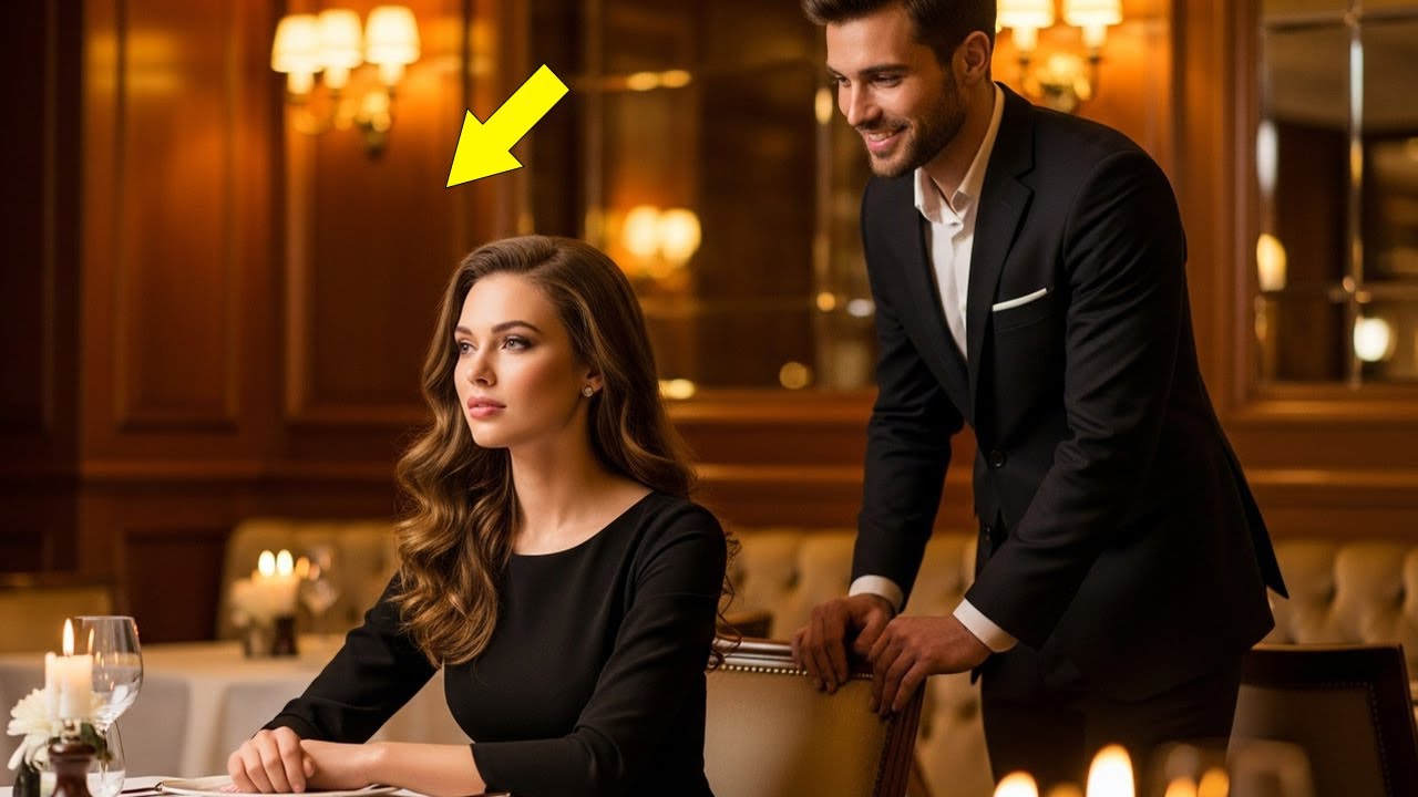 She was having dinner alone on her birthday… until a man sat down and said ‘I’m your gift