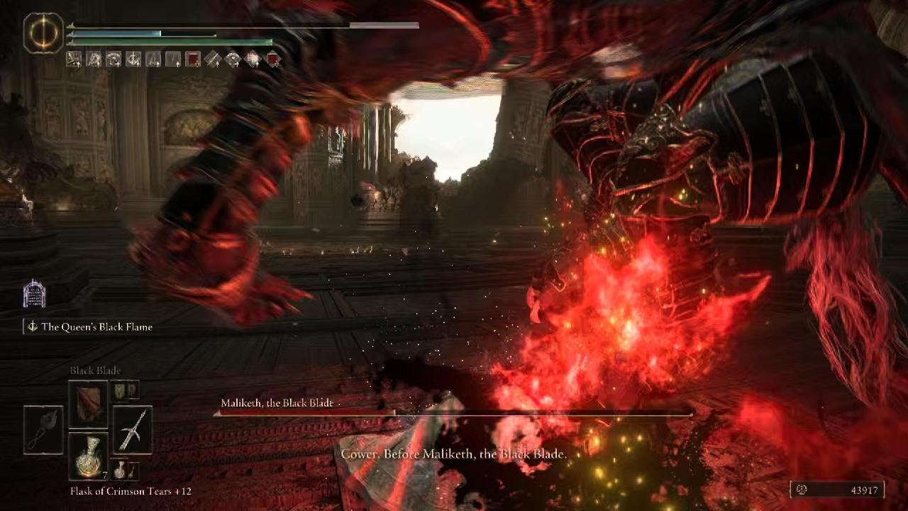Godskin maira vs Maliketh the black blade Ng+