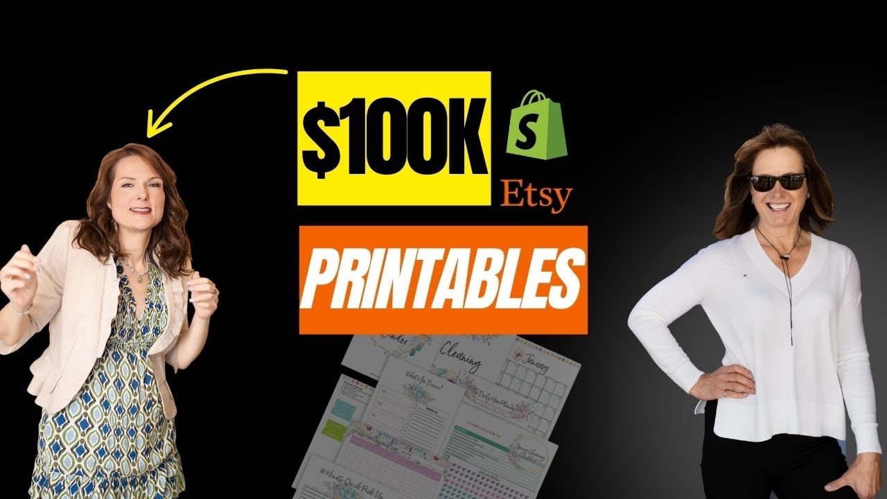 How to Sell Printables on Etsy & Shopify (Step by Step to $100K)