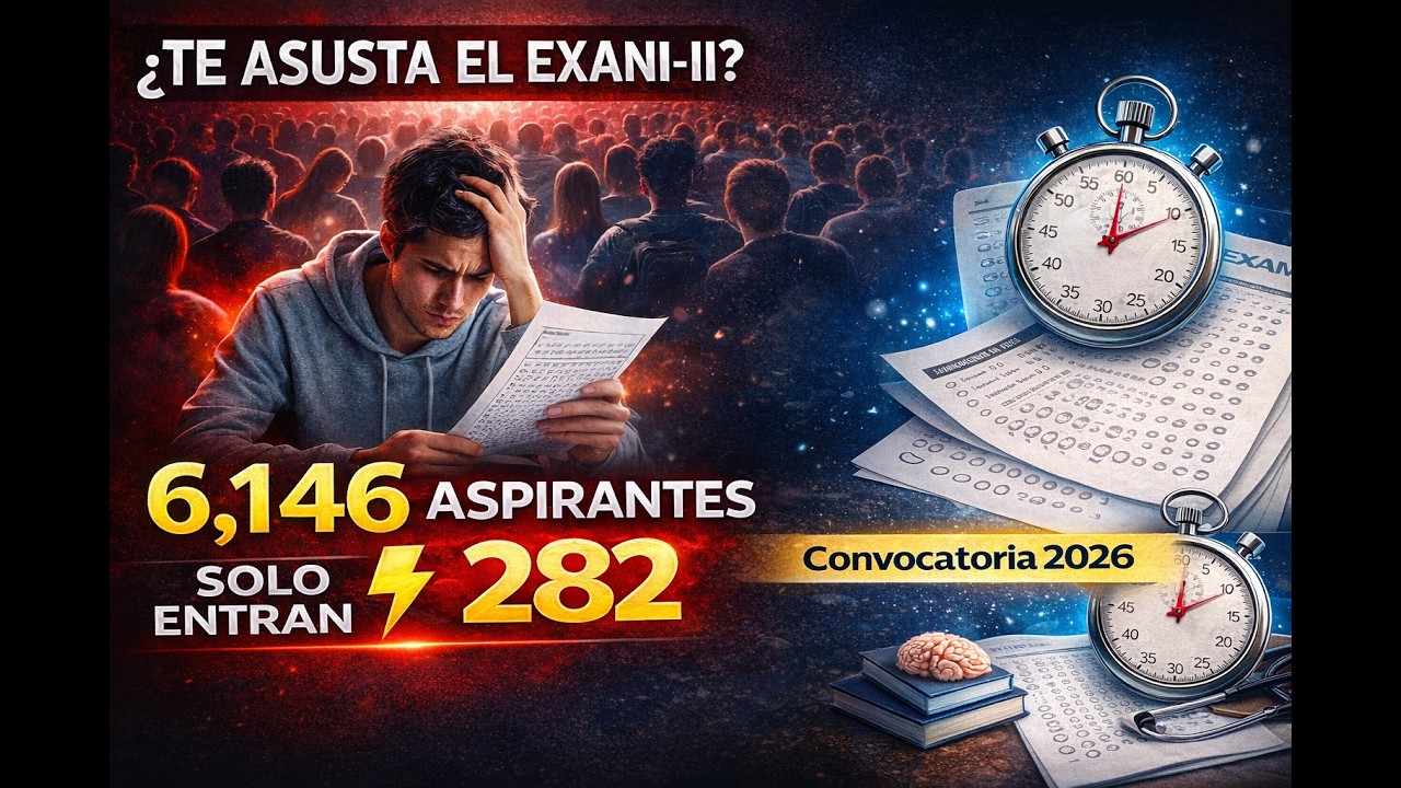 ¿Quieres entrar a MEDICINA? 🩺 Estrategias y Tips Reales para el EXANI-II 2026