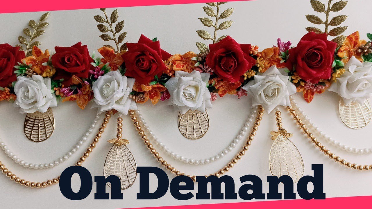 Designer Toran // Very Trendy Bandanwar / Toran Making At Home \ Door Hanging