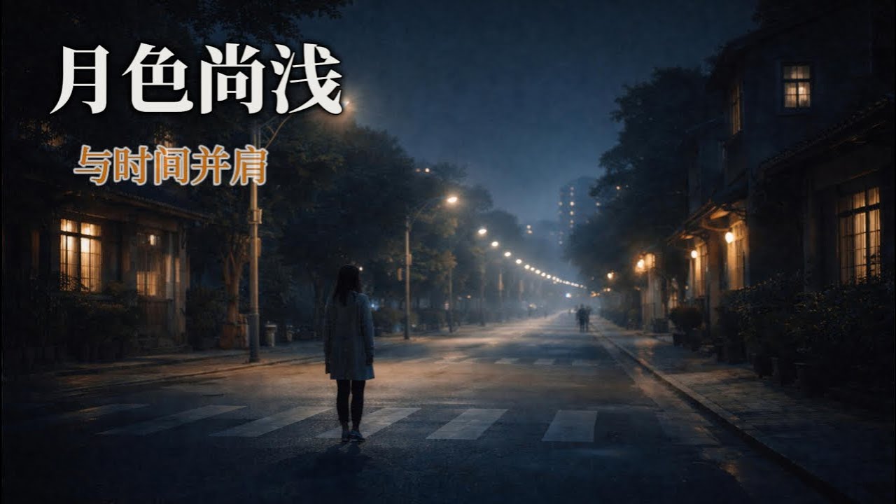 《月色尚浅》｜夜色未深的城市呼吸｜克制治愈｜Modern Chinese Style · Gentle Night Music