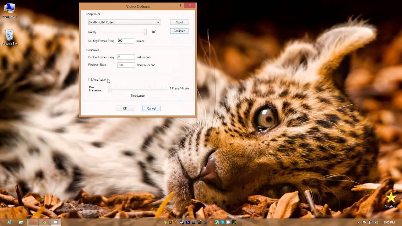 Best Fullscreen And HD Settings In Camstudio