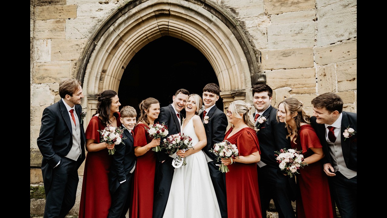 Rachel & Daniel Lappin Wedding Day, Thief Hall, Northallerton