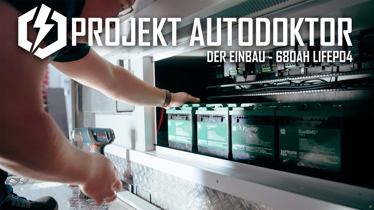 Blei Raus, Saft rein!  680Ah in den Phoenix - Projekt Autodoktor | CamperLectric