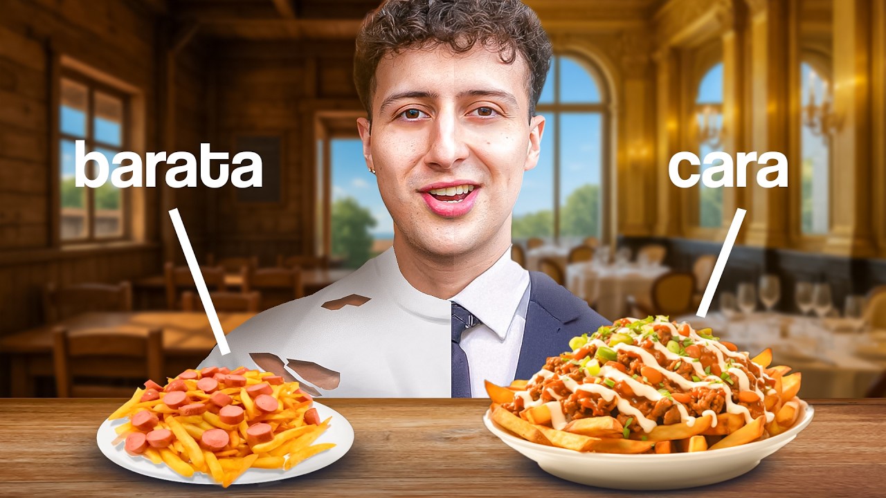Probé las SALCHIPAPAS de 1$ VS SALCHIPAPAS DE 100$ 😱
