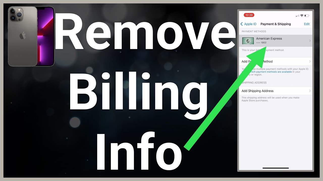 How To Remove Billing Information From iPhone