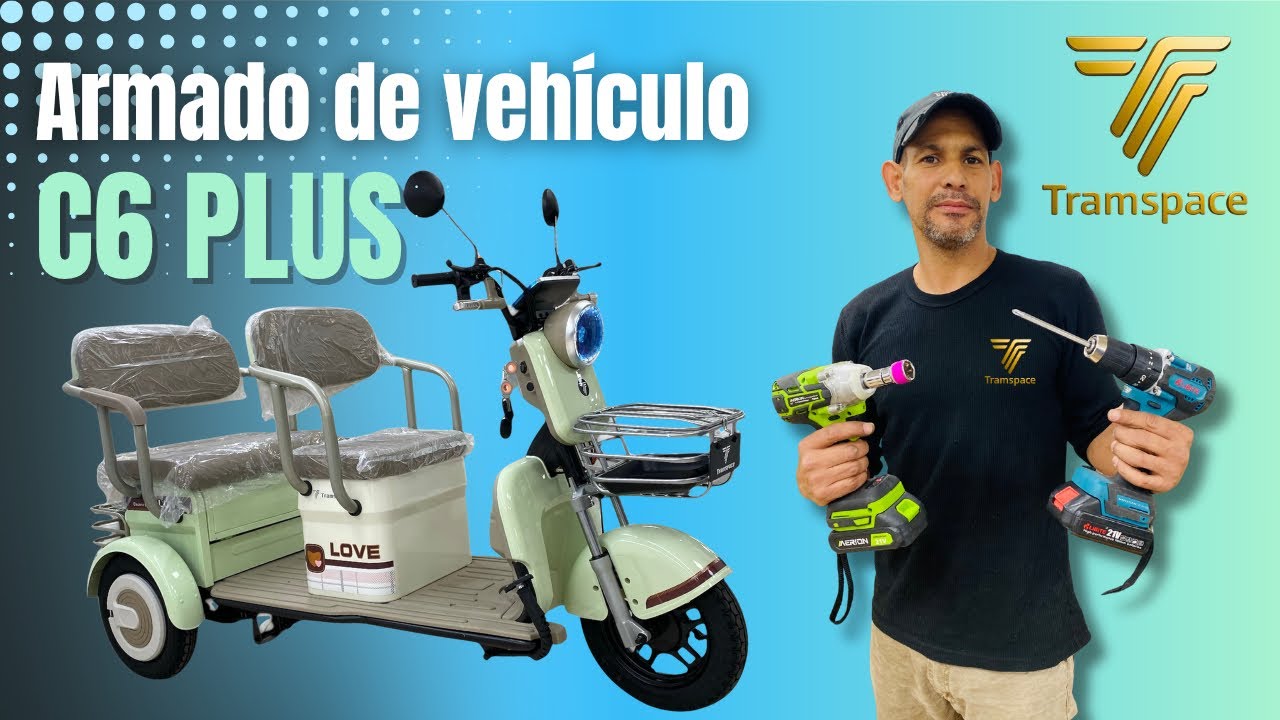 Tutoríal de armado de Triciclo Eléctrico C6 Plus