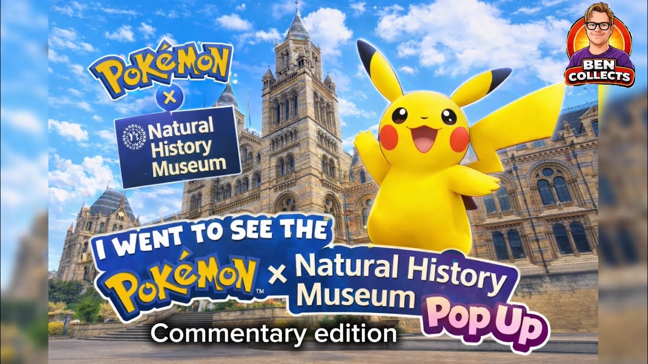 I went to the Pokemon x Natural History Museum Pop Up - Tour and Merch (Commentary edition)