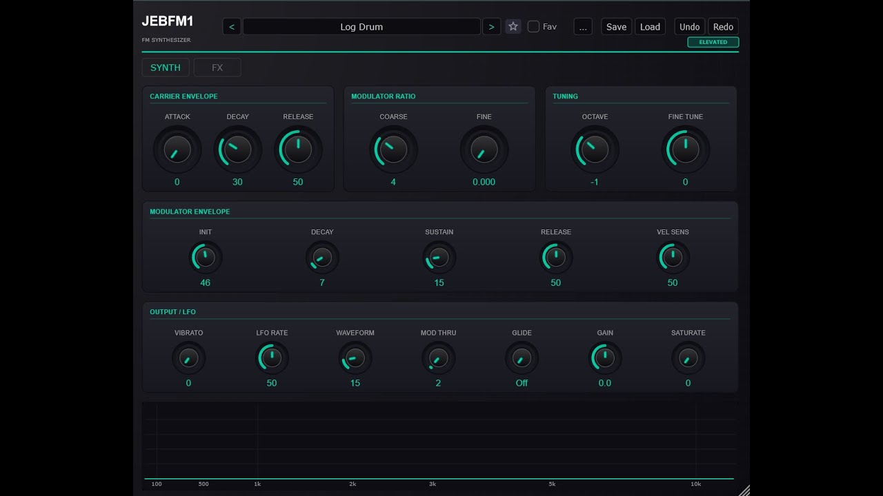 JEBFM1 Plugin DEMO | VST3 and AU Windows and MAC (DX10 FM Synthesizer)