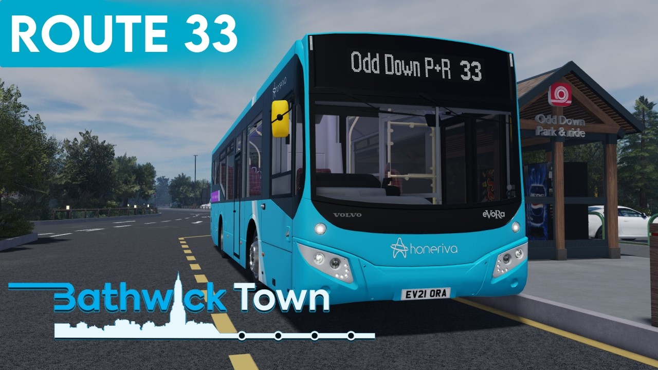 (NEW ROUTE!) Bathwick Town | Route 33 | Evora