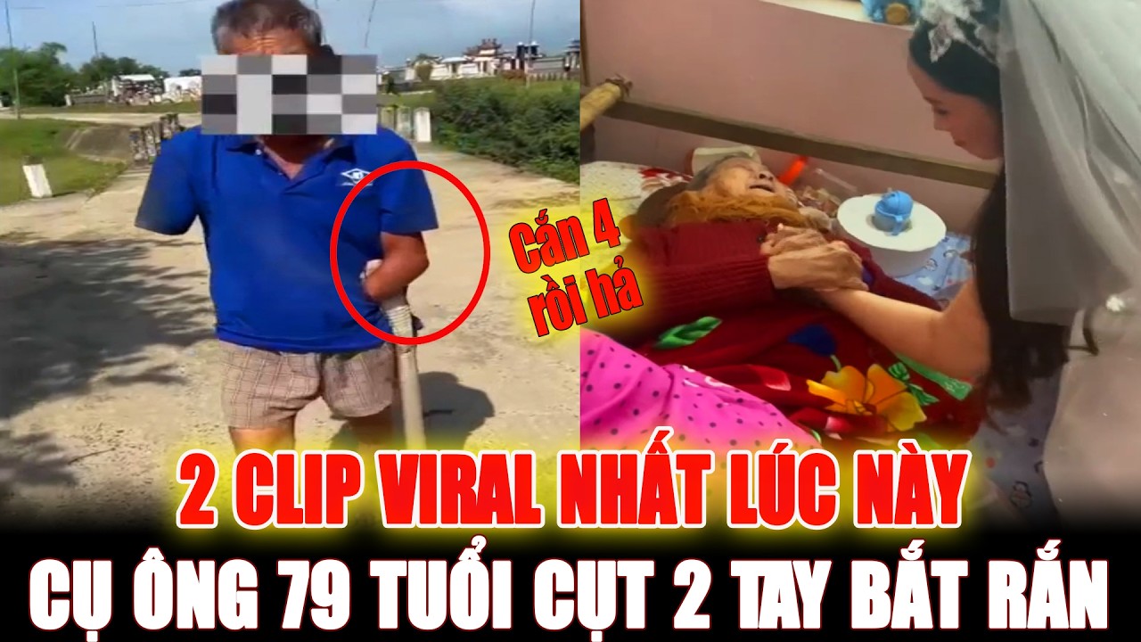 2 Đoạn Clip Gây Bão MXH: Cụ Ông 79 Tuổi Cụt 2 Tay Vẫn Kẹp Rắn Hổ Mang Sau Khi Bị Cắn
