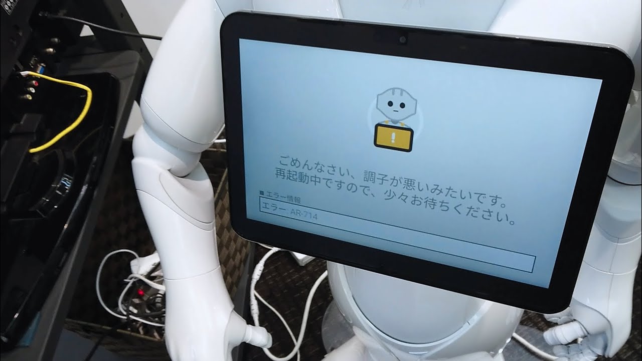 調子が悪くなったペッパー君
