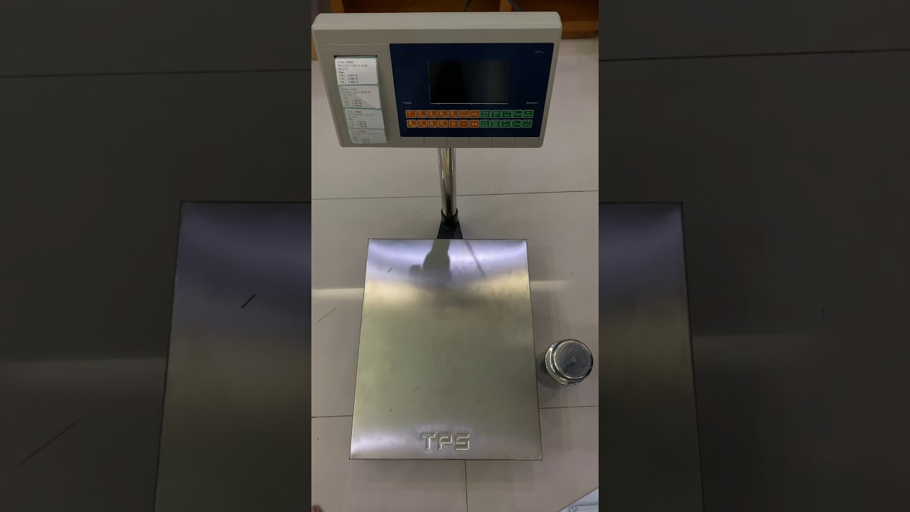 Hiệu chuẩn c&acirc;n b&agrave;n TPS SI smart label