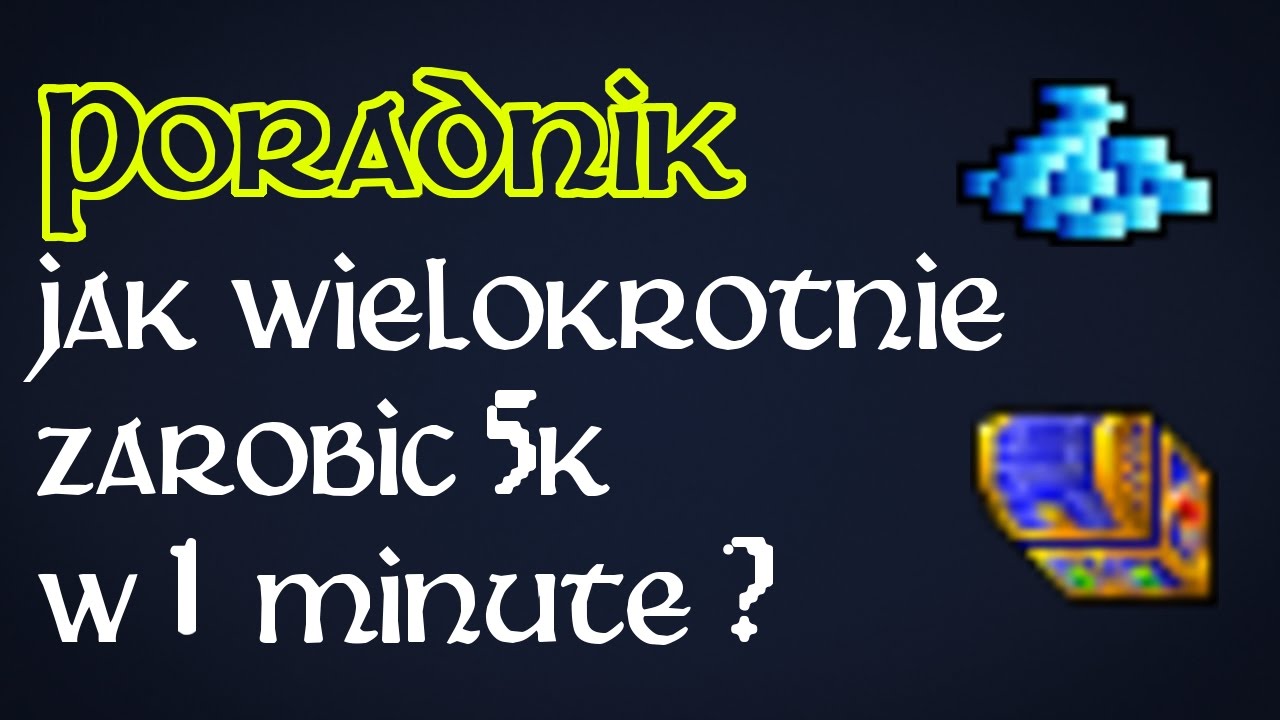 Tibia Poradnik FACC - Jak Zarobić 5k w 1 minute by BoBlant