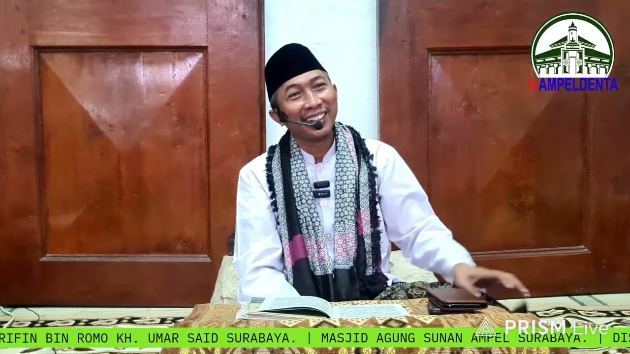 KH. MOCHAMMAD ZAINUL ARIFIN BIN ROMO KH. UMAR SAID SURABAYA. SERAMBI ROMADHON ( NGABUBURIT ).