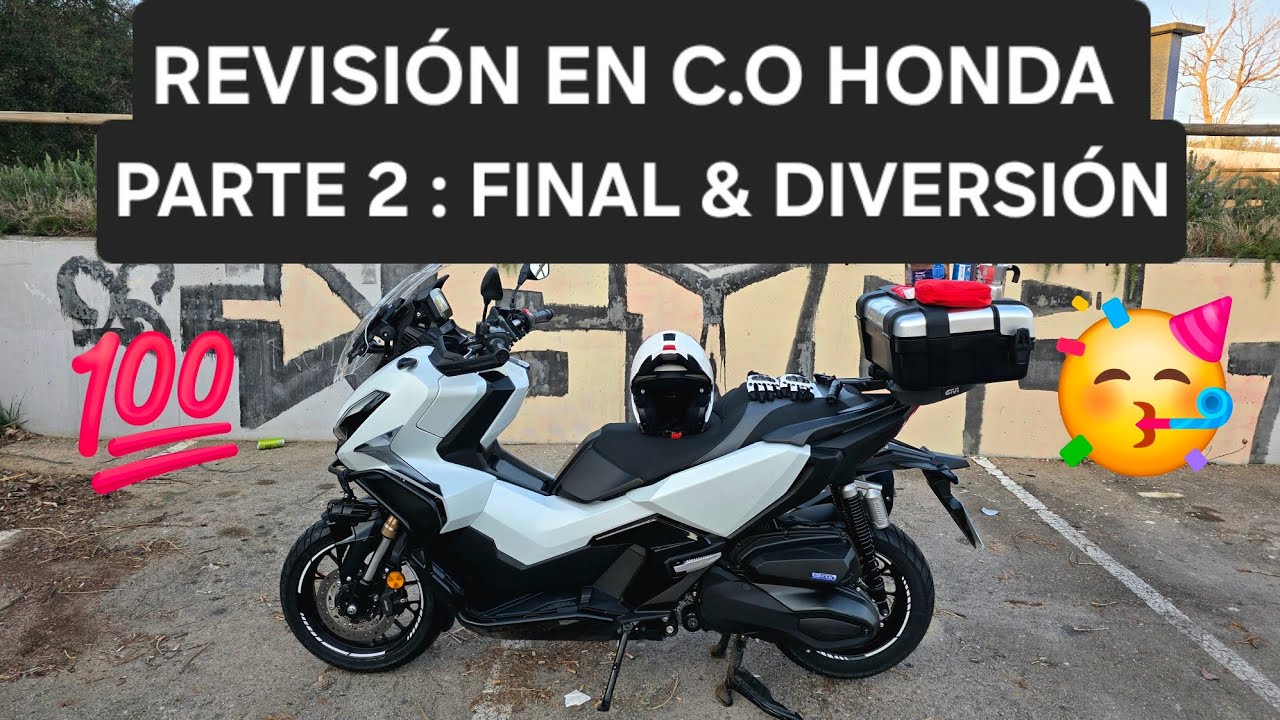 Honda revisión completa experiencia final dia divertido