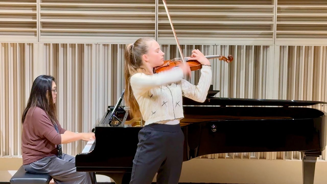 My Violin Teacher Was Impressed | Karolina Protsenko Performs On Her Studio Class