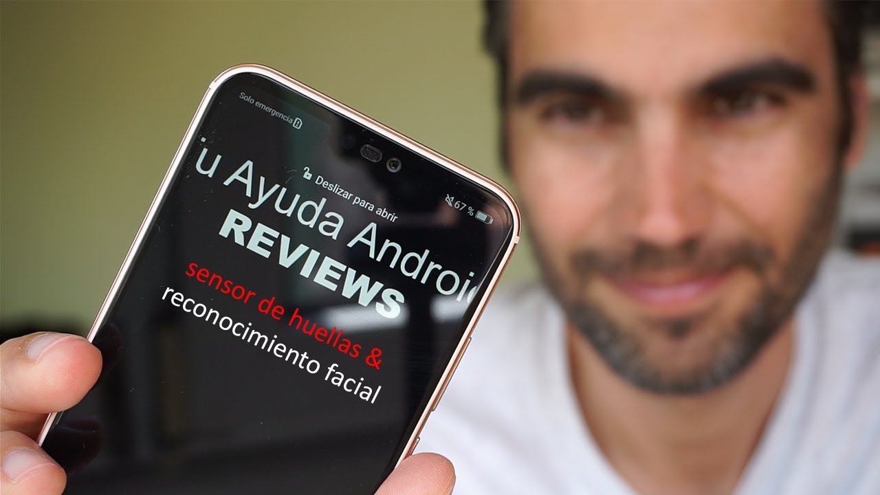 Huawei P20 Lite: configurar el sensor de huella dactilar y reconocimiento facial