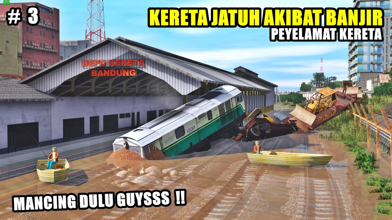 KERETA JATUH AKIBAT BANJIR - PENYELAMAT KERETA PART 3