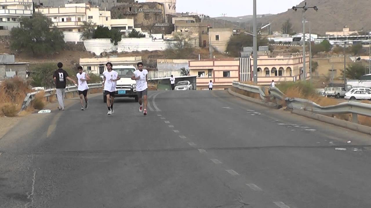مهرجان بني مالك 1435 سباق المارثون