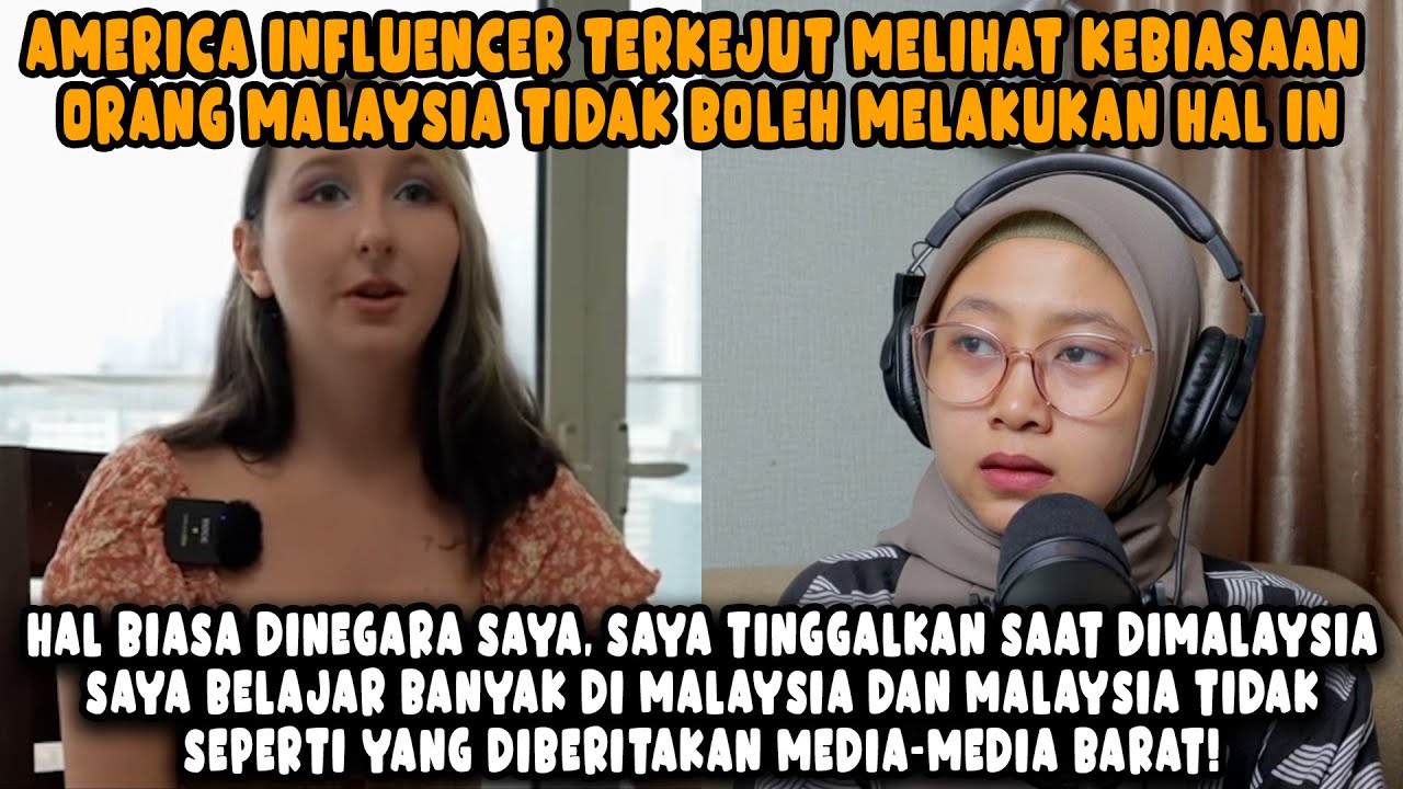 AMERICA INFLUENCER TERKEJUT MELIHAT KEBIASAAN ORANG MALAYSIA TIDAK BOLEH MELAKUKAN HAL INI❗❗