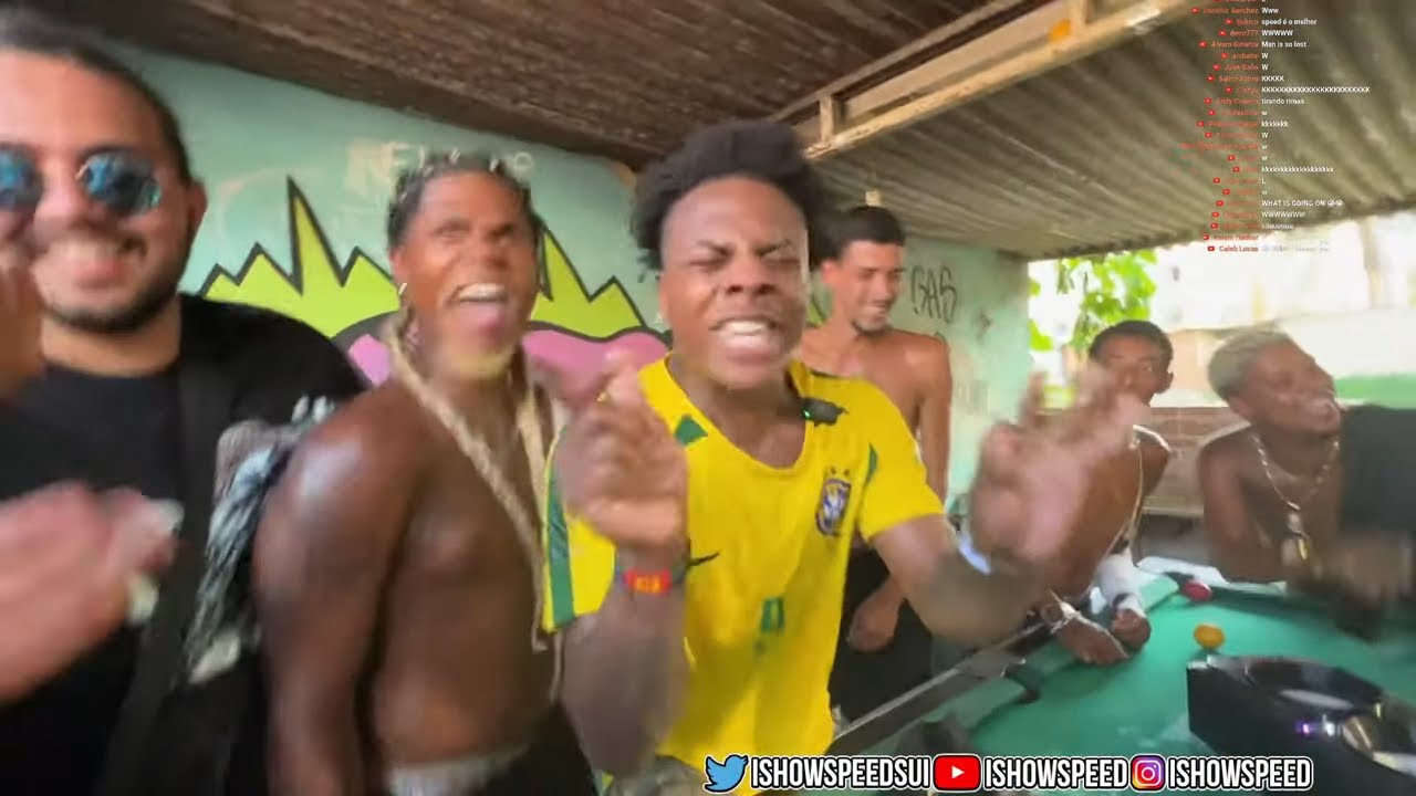 iShowSpeed Freestyles With  Brazilians 😂
