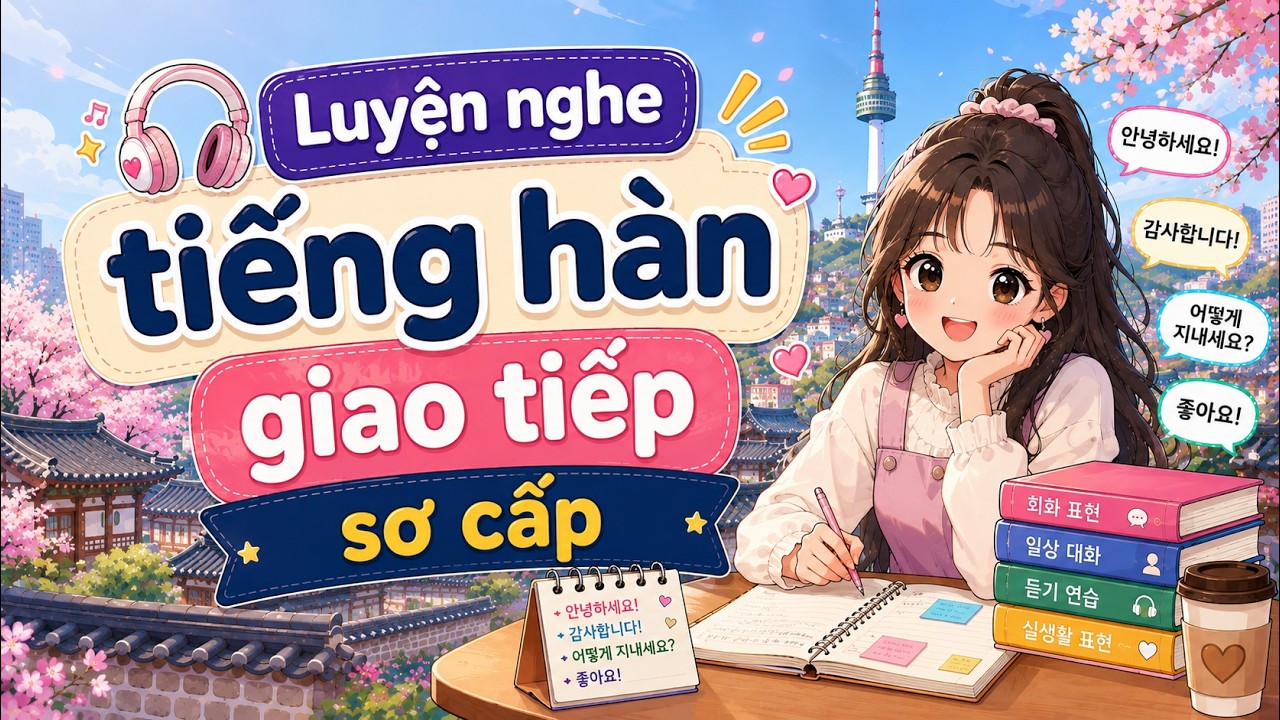 Luyện Nghe Tiếng Hàn Giao Tiếp Thông Dụng l 03