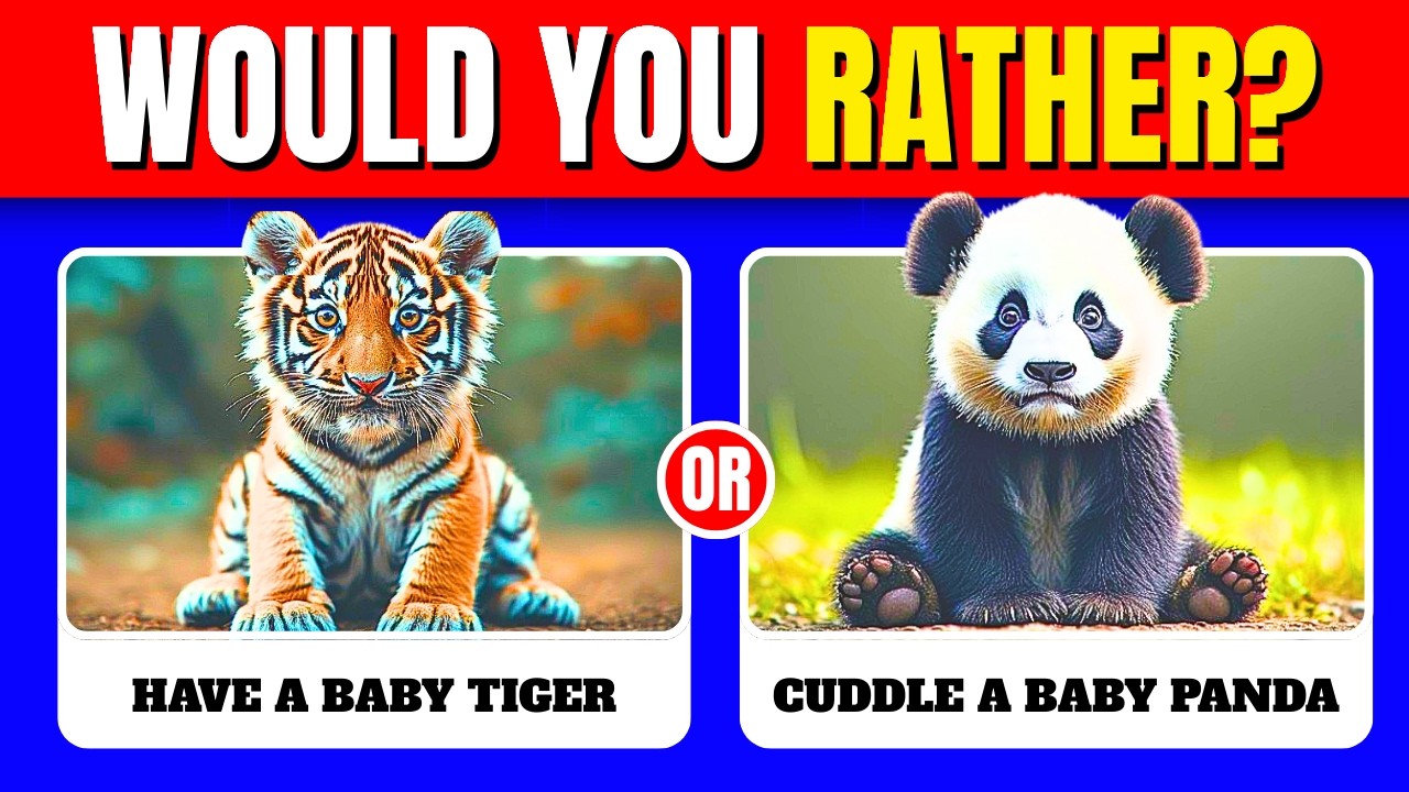 Would You Rather...?  Animal Edition🐺🦜 | Only Brave Minds Can Decide | Quiz Me