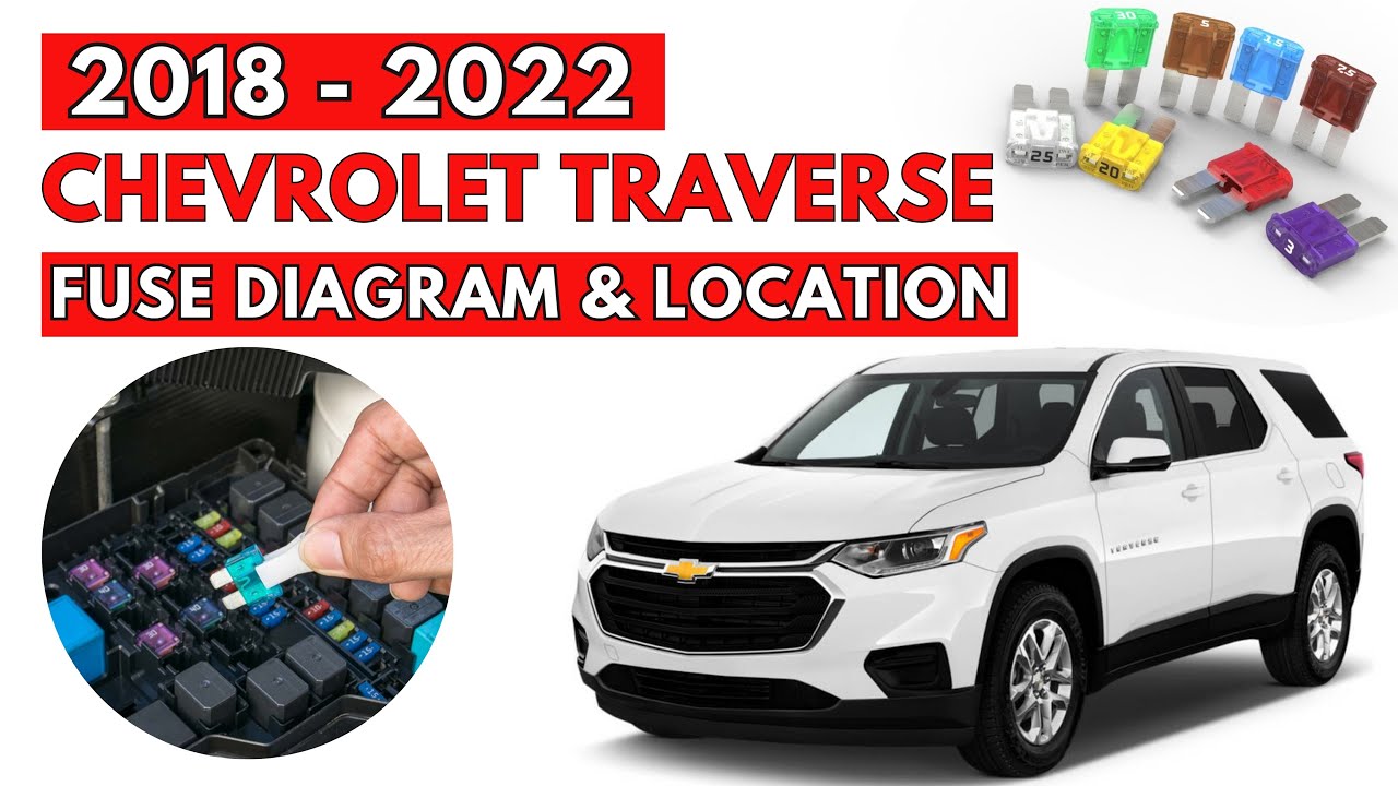 Схемы и расположение блоков предохранителей Chevrolet Traverse (2018–2022)