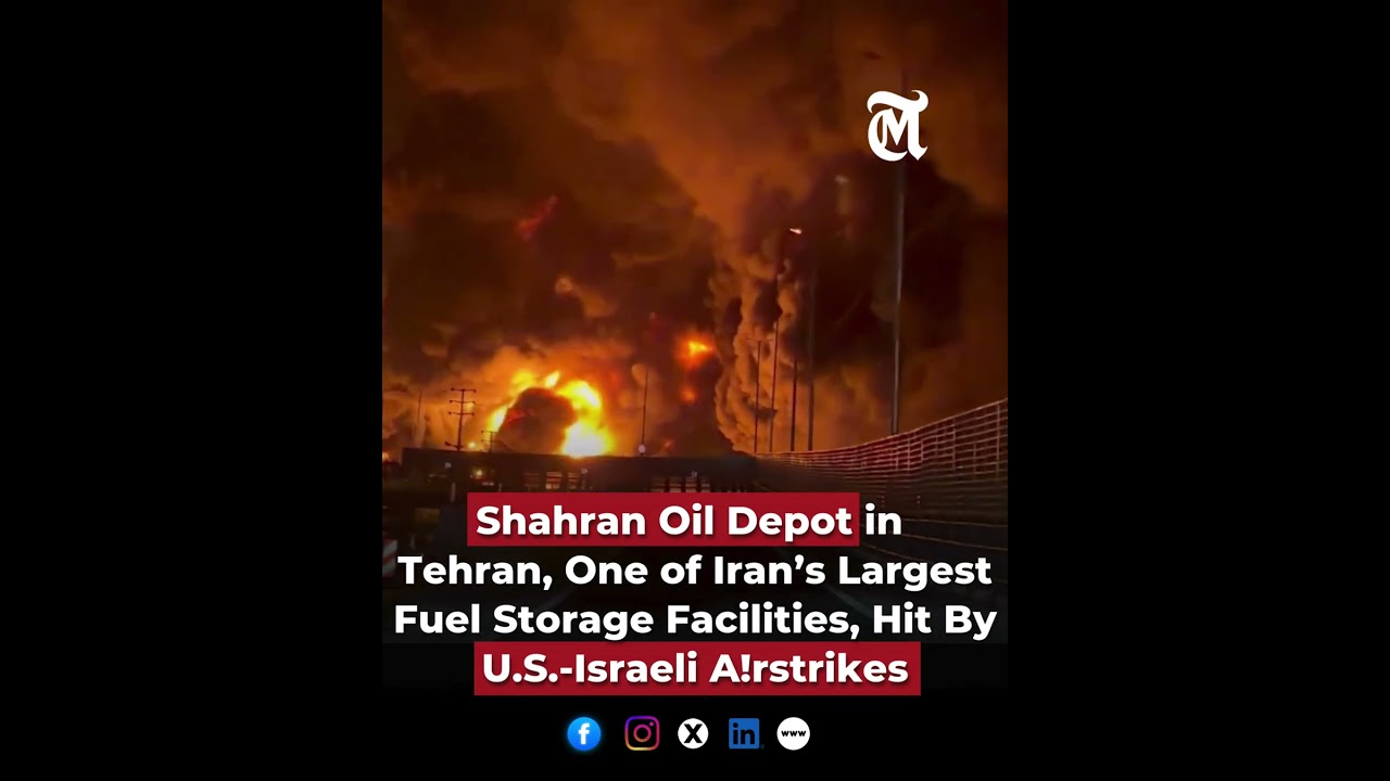 Shahran Oil Depot in  Tehran, One of Iran&rsquo;s Largest Fuel Storage Facilities, Hit By U S  Israeli A!r