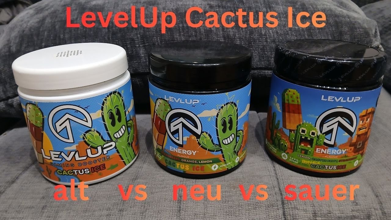 LevelUp Cactus Ice - 3 Verschiede - was schmeckt mir am besten?