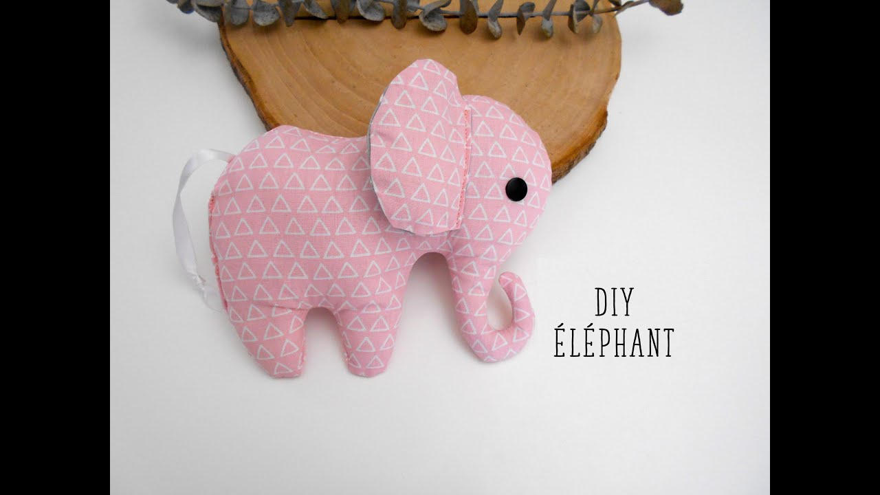 Coudre un doudou éléphant, tuto doudou