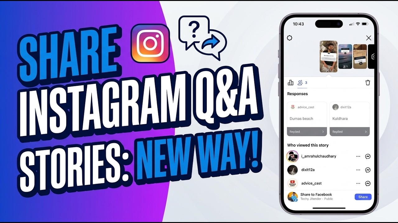 ❓ How to Share Question Responses on Instagram Story | 📲 Repost Answers on Your Story