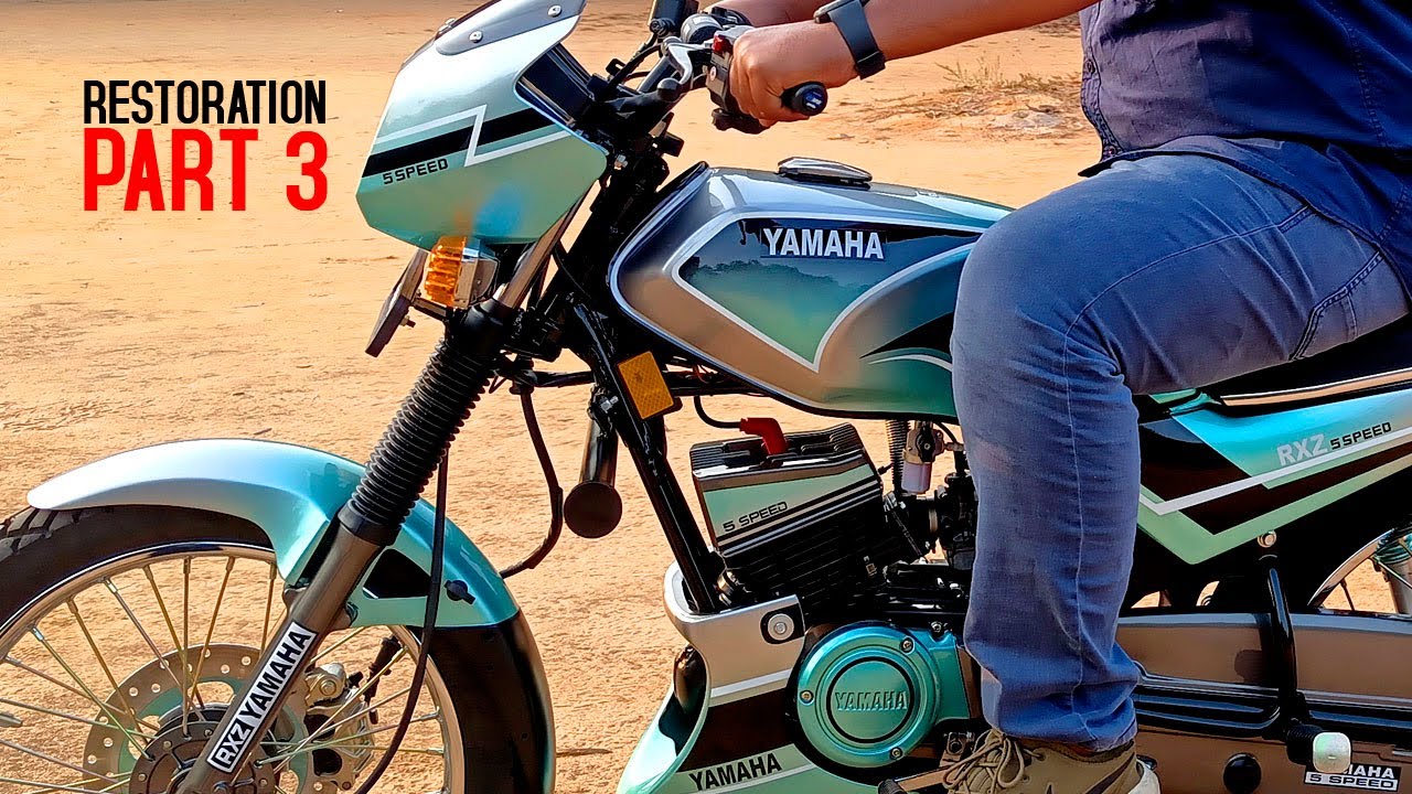 yamaha rxz restoration part-3 | prasanth violet