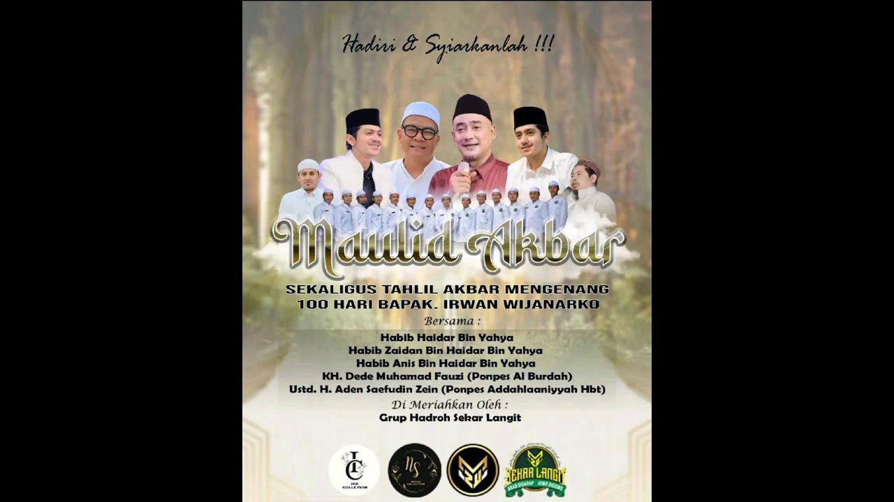 🔴LIVE CIKUPA BERSHOLAWAT DALAM RANGKA TAHLIL AKBAR 100 HARI BAPAK IRAWAN WIJANARKO