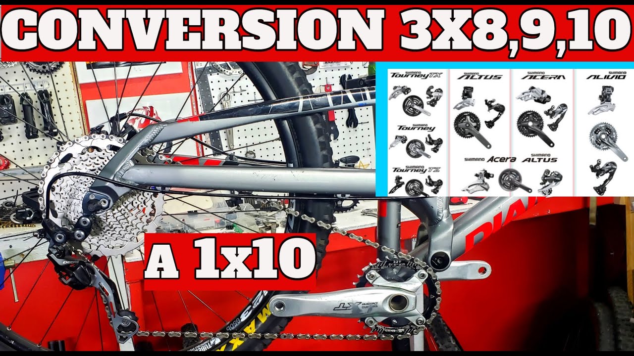 CONVERSION A 1X10 11T-42T VERSION ECONOMICA