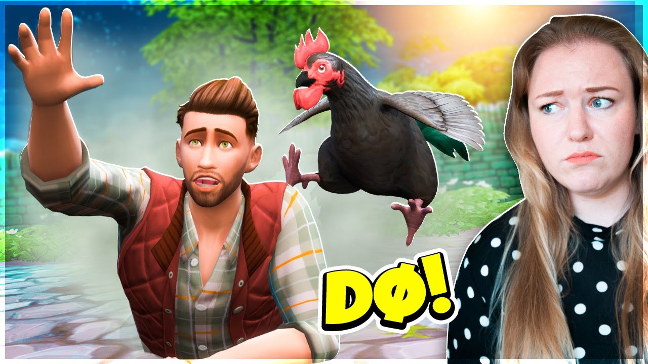 BLIVER DRÆBT AF KANINER OG HØNS I SIMS 4! 😱 | Sims 4 dansk