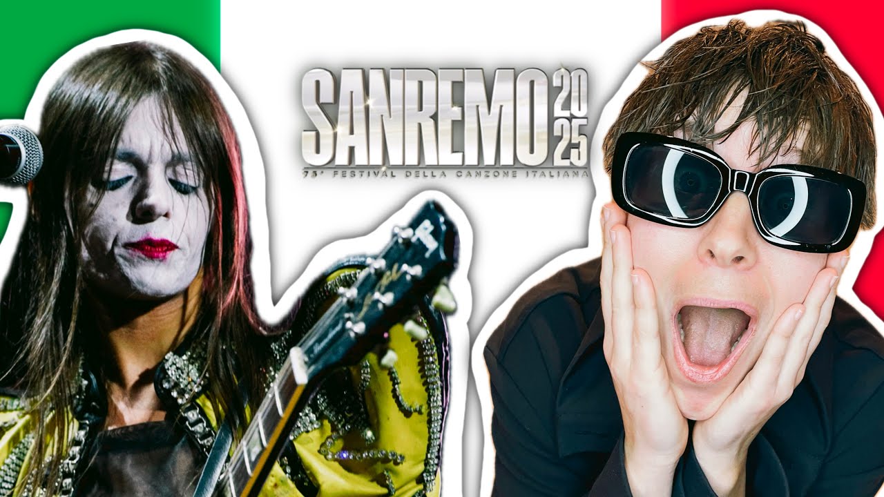 LUCIO CORSI - VOLEVO ESSERE UN DURO REACTION // SANREMO 2025 LIVE PERFORMANCE 🇮🇹 // EUROVISION ITALY