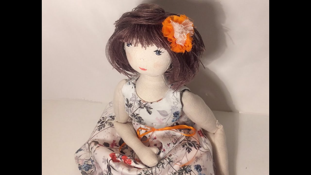 Doll making - Easy rag doll sewing pattern -  part 1