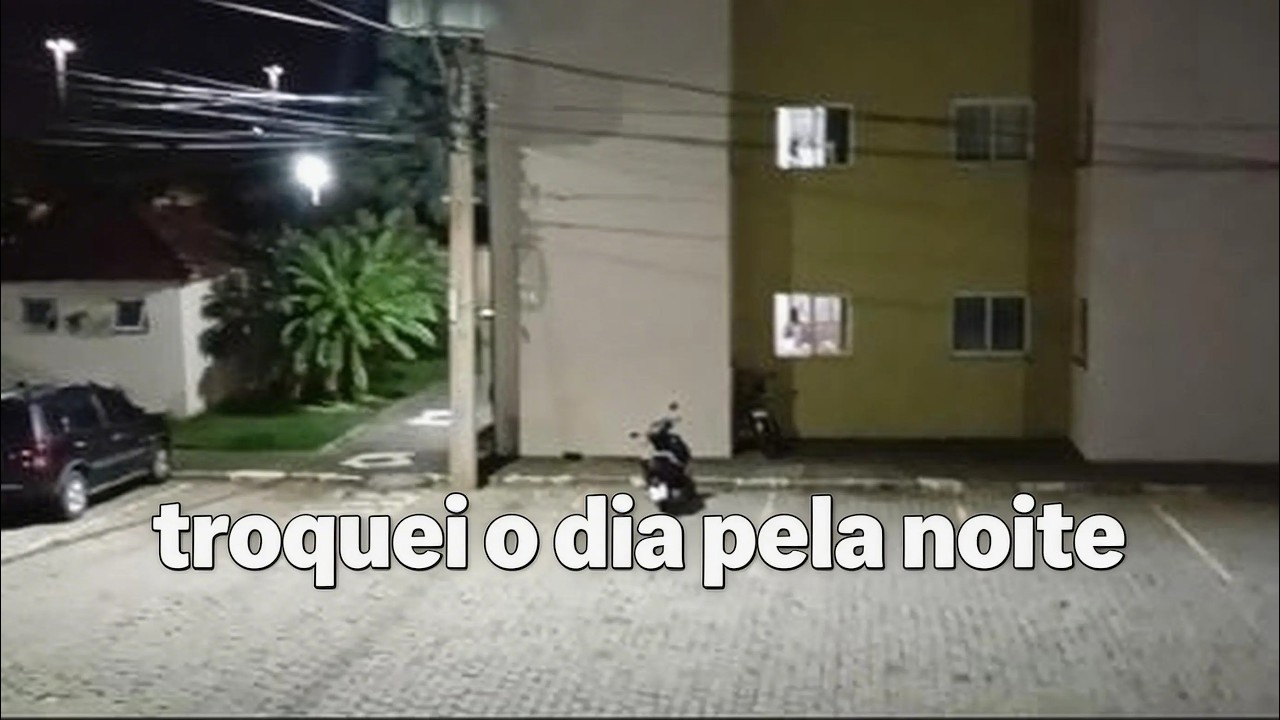 Troquei o dia pela noite