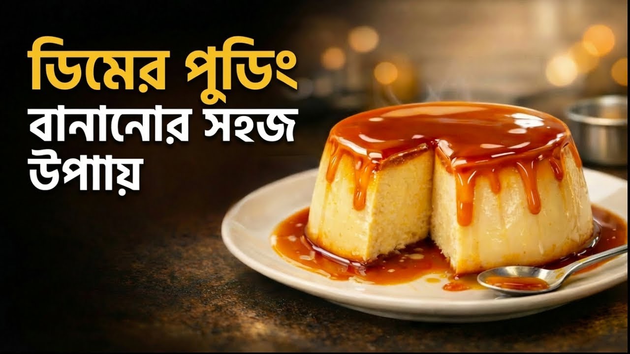 ডিমের পুডিং বানানোর সহজ উপায় | ফাটবে না, গন্ধও থাকবে না