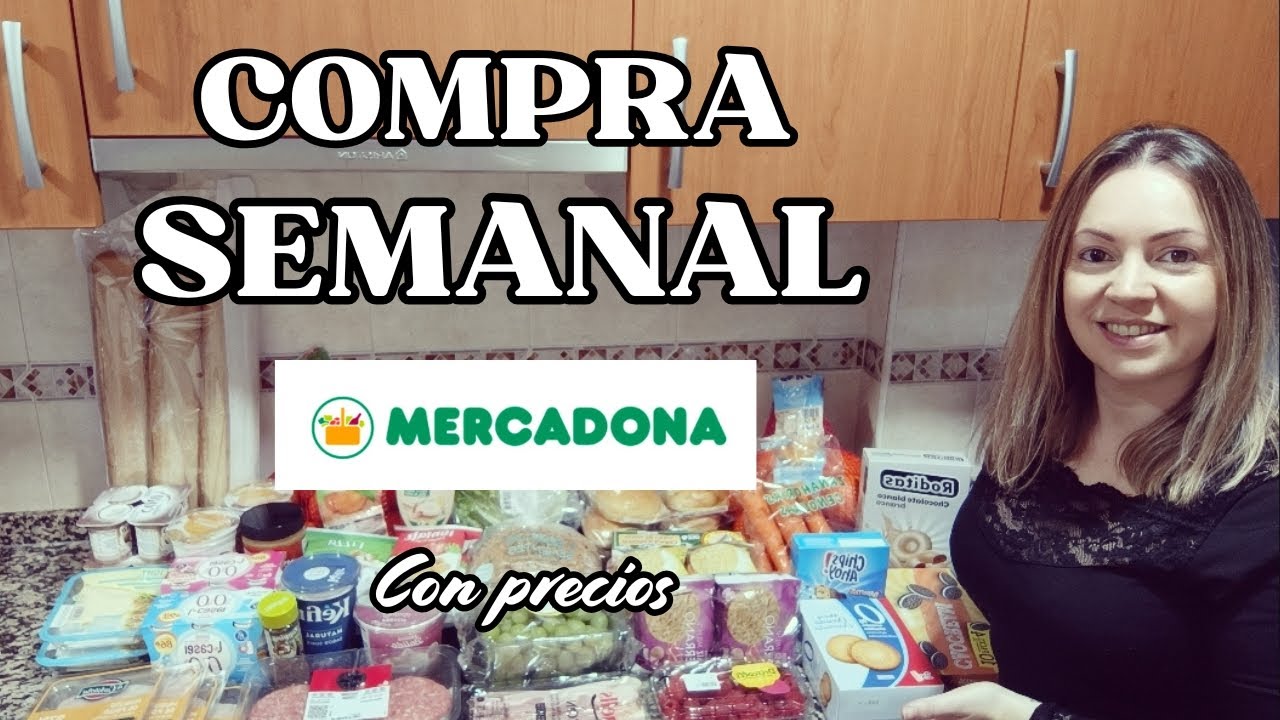 🛒🛍️COMPRA SEMANAL MERCADONA🍎CON PRECIOS 💵