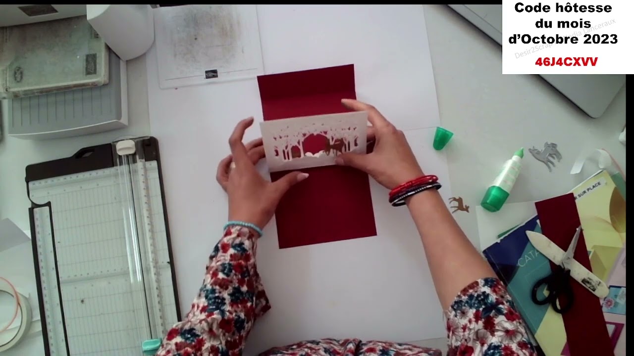 Tutoriel carte Stampin'Up! Bosquet verdoyant