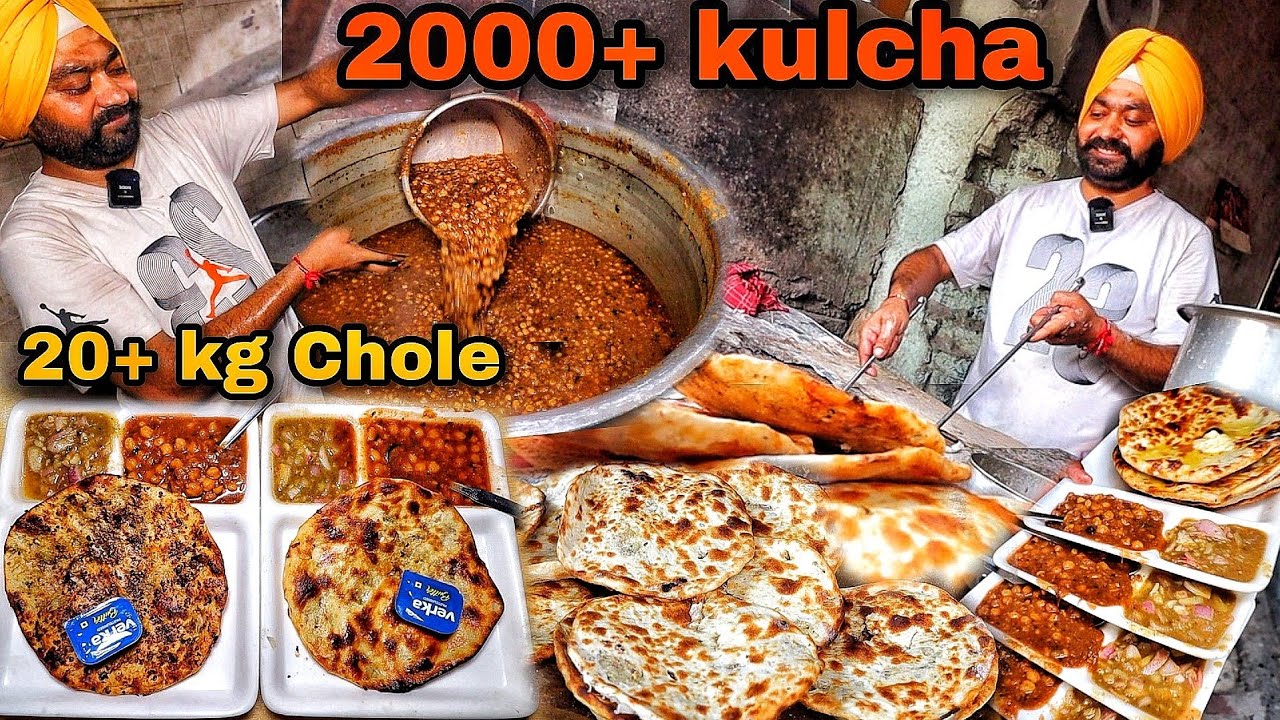 No.1 Amritsar kulcha | 2000+ daily Plate kulcha chole